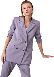 Trendyol Black Button Kurtka Large Craissile Blazer Czarna Kobiety, czarny,  42 : Amazon.pl: Moda