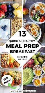 25 Quick Healthy Breakfast Meal Prep Ideas For Busy Mornings Sharp Aspirant Recipe Healthy Breakfast Meal Prep Quick Healthy Meals Healthy Breakfast Recipes