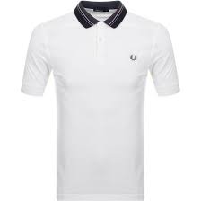 Bold white stripes add interest at the collar of this piqué fred perry polo shirt. Pin On Fred Perry