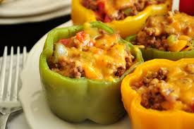 Stuffed Peppers Recipe Ground Beef Stuffed Peppers With Cheese Food Com Recipe Stuffed Peppers Peppers Recipes Stuffed Peppers Beef
