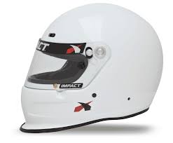 Impact Racing Charger Helmet White