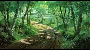 Search, discover and share your favorite anime backgrounds gifs. Anime Landscape Forest Anime Background