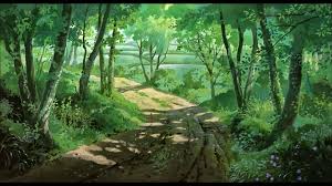 Rainy anime background 1920x1080 71 anime scenery. Anime Landscape Forest Anime Background