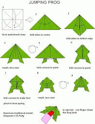 Keep reading for full instructions on how to fold your own jumping origami frog. Frog Origami Origami Frog Origami Crafts Holiday Origami