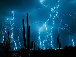 Amazing Desert Lightning Storm Nature Photography Nature Photos Lightning Storm