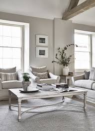 Neptune Long Island Armchair In Hugo Pale Oat And Blenheim Large Coffee Table Grey Sofa Living Room Living Room Grey Living Room Furniture Layout