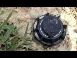 There is a plastic cover on the top of the sprinkler. Rain Bird Rotary Sprinkler Head Adjustment Youtube