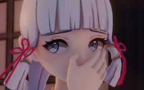 AKT Genshin Impact Doujin CG] Kannari Ayanka was moved to tears😭 - BiliBili