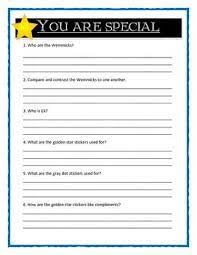I found this video that tells the story of the book, although that does not bring the same thrill of leafing through the pages with beautiful illustrations. Max Lucado You Are Special Comprehension Questions You Are Special Max Lucado Word Work Activities