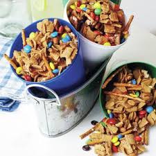 Also, the honey adds even more calories. Graham Nut Clusters Recipe Recipe Easy Snack Mix Tailgate Food Snack Mix