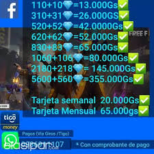 Entre no site recarga jogo, a loja oficial da garena. Free Fire Recarga De Diamantes Paraguay 1605702 Clasipar Com En Paraguay