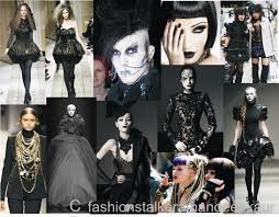 Image result for goth fashion