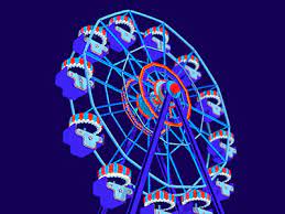 Ferris Wheel Animated Clipart Aesthetic Animation Gif Collection