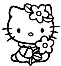 Download hello kitty stock photos. Hello Kitty Black And White Free Clipart Wikiclipart
