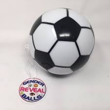 Make it a surprise for your guests with a poof of bright pink or blue powder! Gender Reveal Soccer Ball Pink And Blue Kit Greeting Cards Party Supply Home Garden