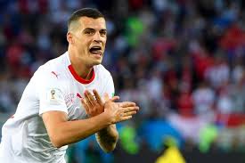 Arsenal skipper granit xhaka has posted a gorgeous photo of his wife leonita with their new baby girl. Arsenal Star Granit Xhaka And Wife Leonita Risk Furious Backlash As They Share Albanian Eagle Gesture Over Dinner Here S What It Means