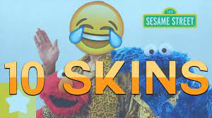 10 Meme Skins In One Play Elmo And Cookie Monster Cookie Butter Choco Cookie Youtube