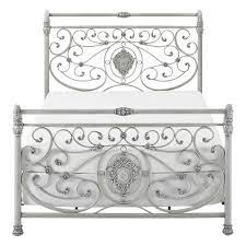 Find best value and selection for your fashion bed group legion metal sleigh ancient gold headboard search on ebay. Hillsdale Furniture Mercer Metal Queen Sleigh Bed Brushed White 2653bqr