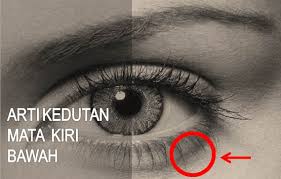 Kedutan di alis kiri dan sudut mata kiri tidak hanya akan mendapat kabar baik, konon makna kedutan di mata kiri juga merupakan pertanda kabar gembira datang. Arti Kedutan Mata Kiri Atas Kiri Bawah Kanan Atas Kanan Bawah