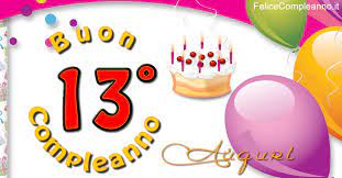Auguri Buon Compleanno 13 Anni