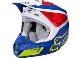 Supreme Fox Racing V2 Helmet Multicolor Fox Racing Dirt Bike Gear Helmet