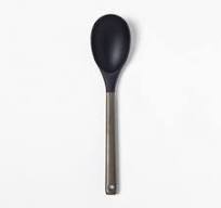 Silicone/Stainless Steel Spoon Matte Black - Figmint™