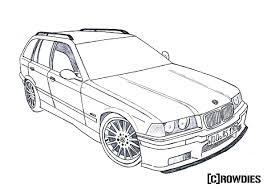Drawing Zeichnung Cool Car Drawings Car Drawings Outline Art