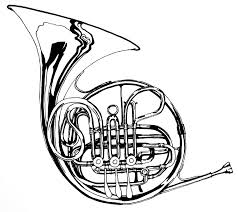 36 Awesome Draw French Horn Images French Horn Horns Music Drawings