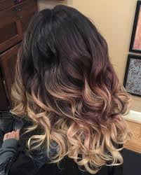 Champagne blonde to warm caramel hair color is perfect to freshen up dark tresses. 40 Vivid Ideas For Black Ombre Hair