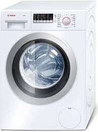 Bosch Wap24201uc 24 Inch 2 2 Cu Ft Front Load Washer With 15 Wash Cycles 1 200 Rpm Quick Wash Aquashield System Antishrink Cycle Easyiron Option And Energy Star Qualification