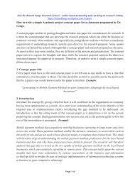 What does conceptual paper mean? Pdf How To Write A Concept Paper With Practical Sample By Dr Lango