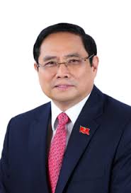 Thủ tướng yêu cầu huy động cả hệ thống chính trị, toàn quân, toàn dân vào cuộc, chung sức, đồng lòng ngăn chặn, đẩy lùi đại dịch. Pháº¡m Minh Chinh Wikipedia