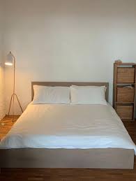 See all desks & computer desks. Ikea Malm Bed Queen White Stained Oak Furniture Home Living Furniture Bed Frames Mattresses On Carousell
