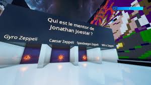 This code can only be entered by accessing the test menu on the cabinet, and cannot be done during actual play: Quizz Jojo S Bizarre Adventure Fortnite Creative Map Codes Dropnite Com