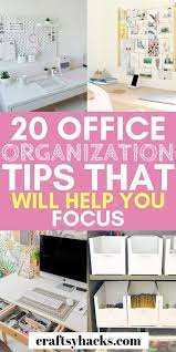 40 Creative Office Organization Ideas Office Organization Tips Home Office Organization Desk Organization Office