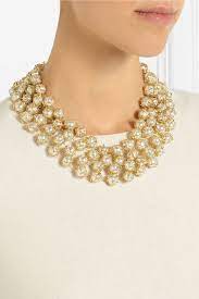 Rosantica Gold Dipped Freshwater Pearl Necklace Necklace Pearls Rosantica