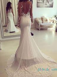 Pin On Backless Wedding Dresses Sexy Open Back Boho Beach With Straps