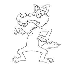 Various themes artists difficulty levels and styles. Cartoon Wolf Coloring Pages Coloring And Drawing