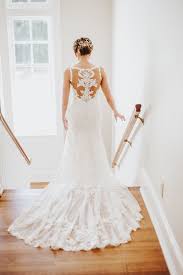 Loving That The Back Of This Dress Is Just As Beautiful As The Front Making A Statement On Your Weddin Nc Wedding All White Wedding Bridal Portraits