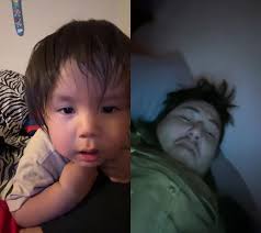 #duet with @slade_kahkwetwew #willowcree Baby Ryan likes watching TikTok  videos and just laughs away 😂🥰