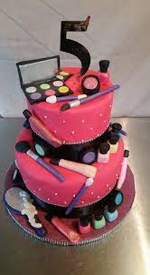 The music cake was chocolate and yellow flavor with butter cream see the latest push up cake dessert here! Makeup Cake Please Excuse The Image Of My Shirt In The Number 5 Mirror Lol Make Up Cake Makeup Birthday Cakes Cake