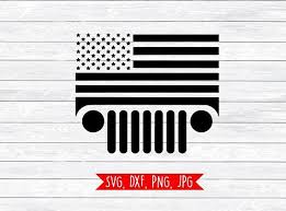 For All The Flag Lovin Jeep Ridin Folk These Files Come In Svg Dxf Jpeg And Png Formats This Is An Instant Download And You Wi Cricut Svg Free Files Svg