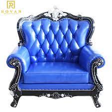 Most of sofa are made according to customer requests such as size, color and style etc. Queen Cheap Royal King Throne Blue Leather Sofa Set Chair With Armest For Party Buy Queen Throne Chair Cheap King Throne Chair King Throne Chair Product On Alibaba Com