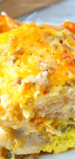 Biscuits And Gravy Casserole With Eggs Biscuits And Gravy Breakfast Casserole Folds Hearty Sausage And Delicious Egg Into S In 2020 Breakfast Casserole Biscuits And Gravy Casserole Country Breakfast Recipes