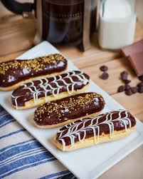 Chocolate Coffee Eclairs Video Tatyanas Everyday Food Recipe Eclairs Desserts Tatyana S Everyday Food