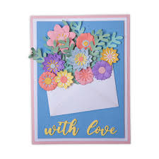 However, dried plant material can be used in a variety ways: Flowers With Envelope Card