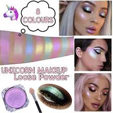 Makeup guru desi perkins teaches you how to slay a classic smoky eye in the tutorial ahead. Mermaid Eyeshadow Make Up Loose Powder Iridescent Unicorn Aurora Highlighter Ebay