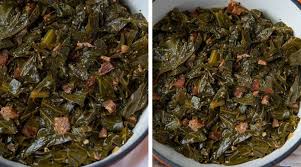 Sprinkle on some extra nutritional yeast and some bread crumbs before baking for a crunchy top. Easy Collard Greens W Bacon So Tender Dinner Then Dessert