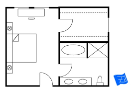 Another affordable walk in closet is from lisa of garrison street design studio. Master Bedroom Floor Plans
