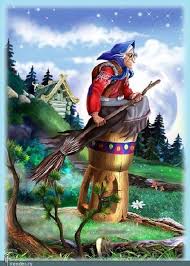 как нарисовать иллюстрацию к сказке у лукоморья дуб зеленый Baba Yaga Foto I Kartinki Opisanie Personazha Baba Yaga Illyustracii Skazochnye Illyustracii